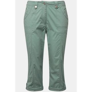 Ulla Popken  Pantalon cargo 7/8 avec attaches, taille confortable 