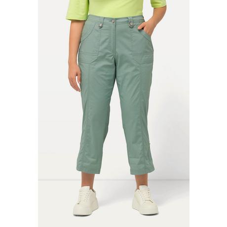 Ulla Popken  Pantalon cargo 7/8 avec attaches, taille confortable 