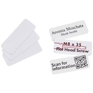 PVC adhesive sign 45 x 18 mm (1 pack 50 pcs.)