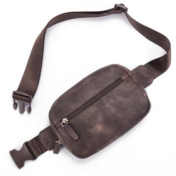 Sac à ceinture, sac transversal en cuir PU, sac à bandoulière