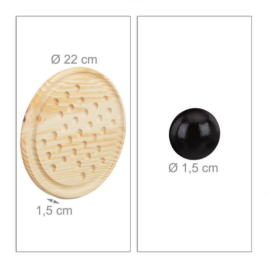 B2X  Solitaire-Spiel aus Holz 