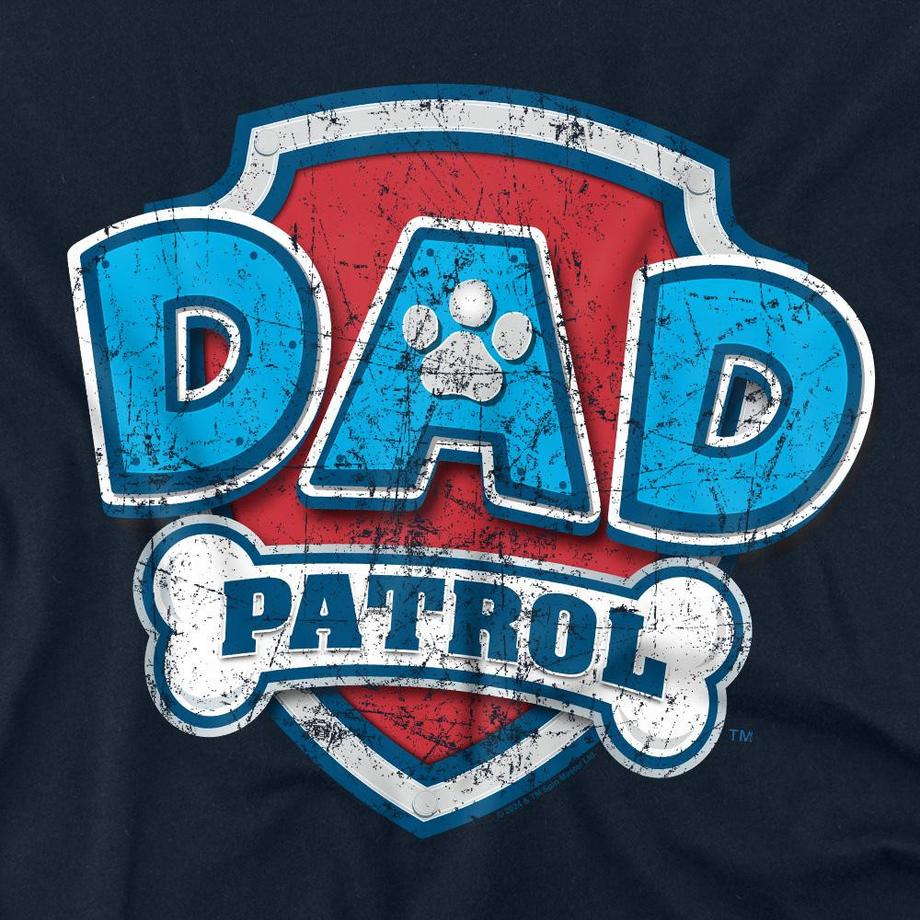 PAW PATROL Dad Patrol T-Shirt Maniche Lunghe  