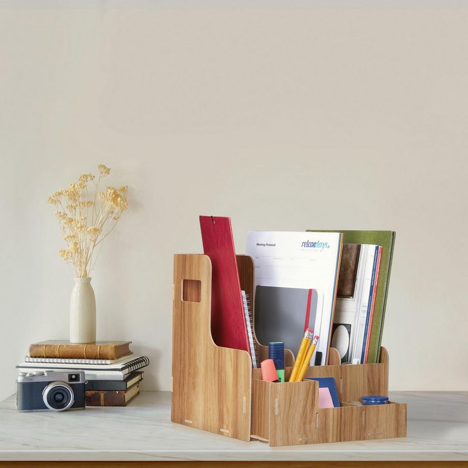 B2X Rivista e cassetta degli attrezzi con 3 scomparti  