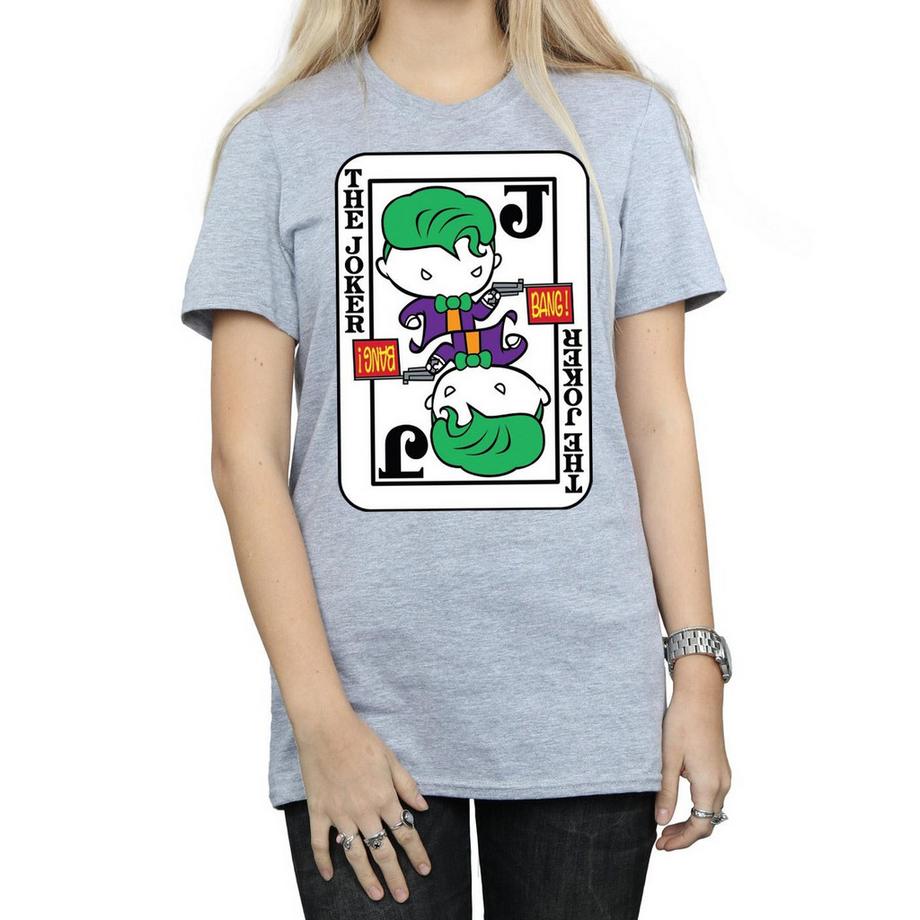 DC COMICS The Joker Carte à Jouer T-Shirt  