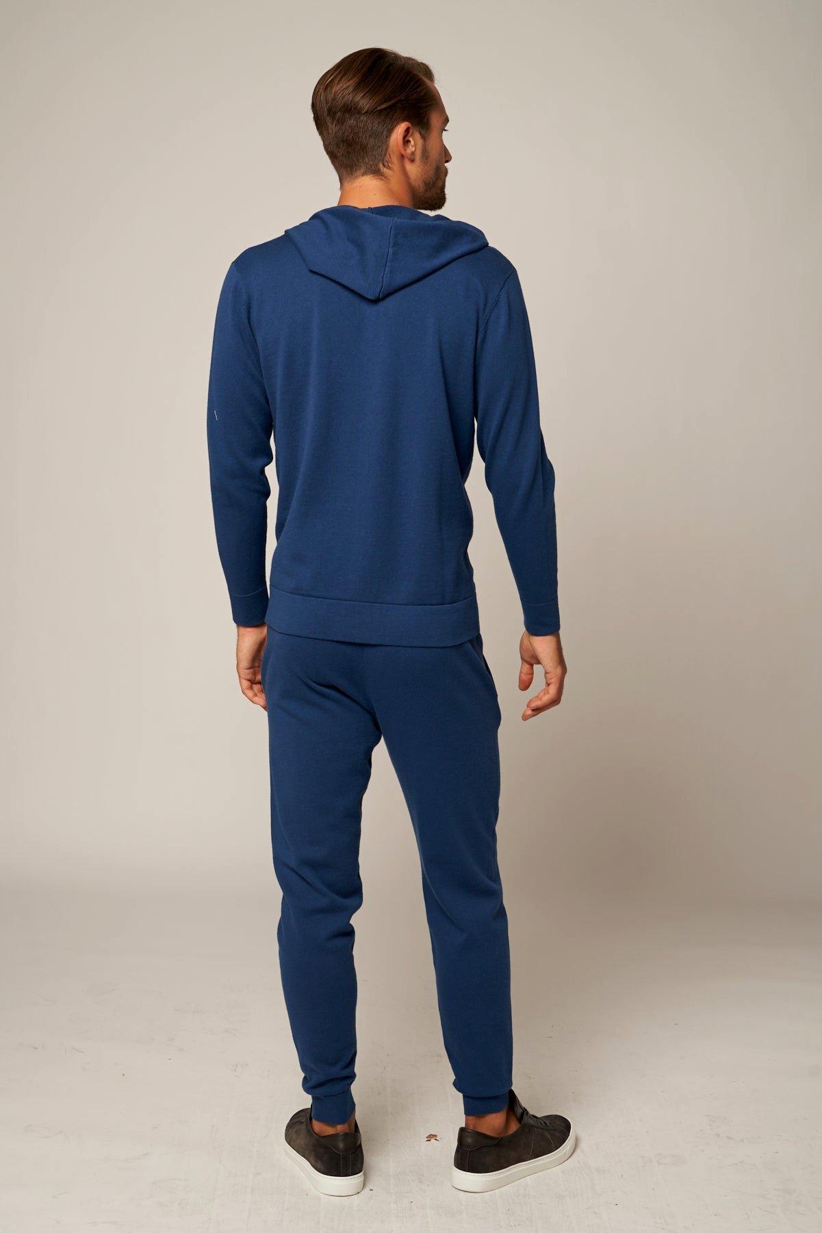 Bellemere New York  Felpa con cappuccio full zip in cotone e cashmere 