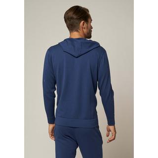 Bellemere New York  Felpa con cappuccio full zip in cotone e cashmere 