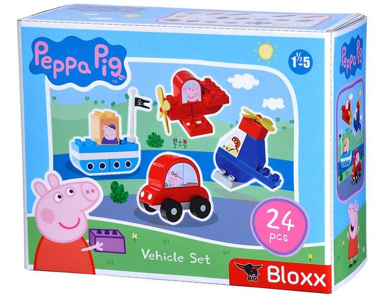 BIG  Bloxx Peppa Pig Fahrzeug Bausteine (24Teile) 