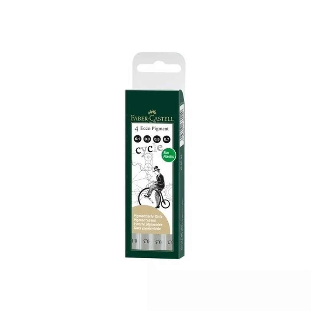Faber-Castell -  Tintenschreiber ECCO 166004 Pigment