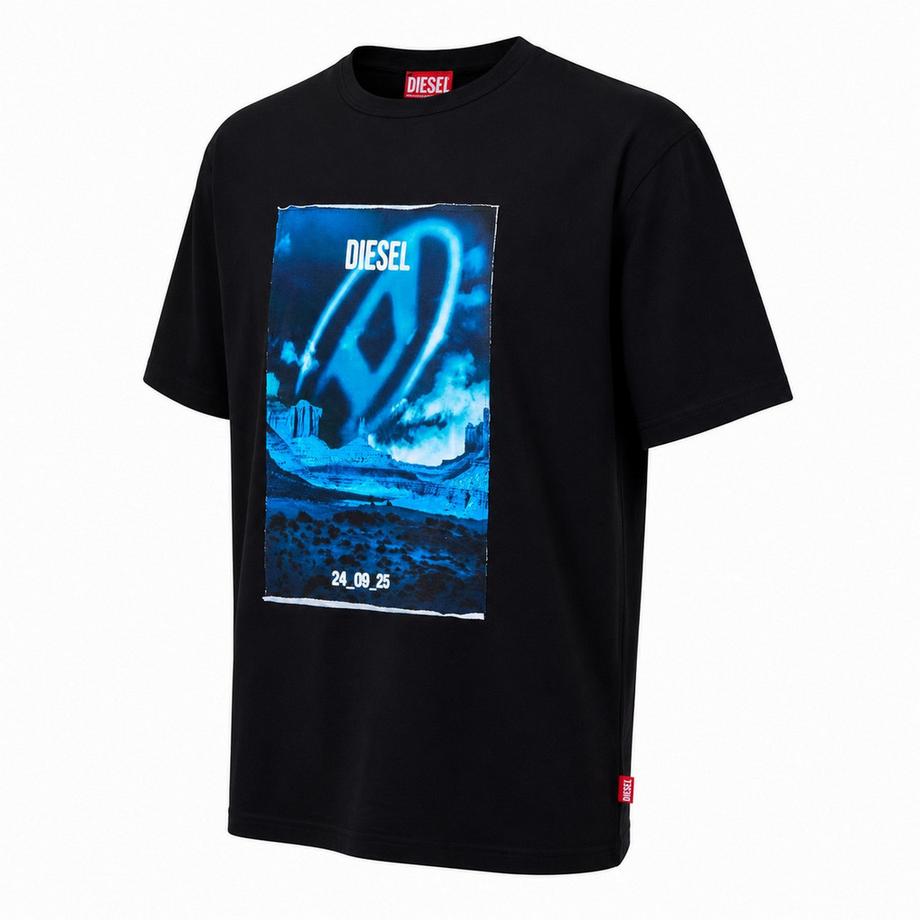 DIESEL  T-ShirtMotiftyle Imprimé Graphique Tboxt 