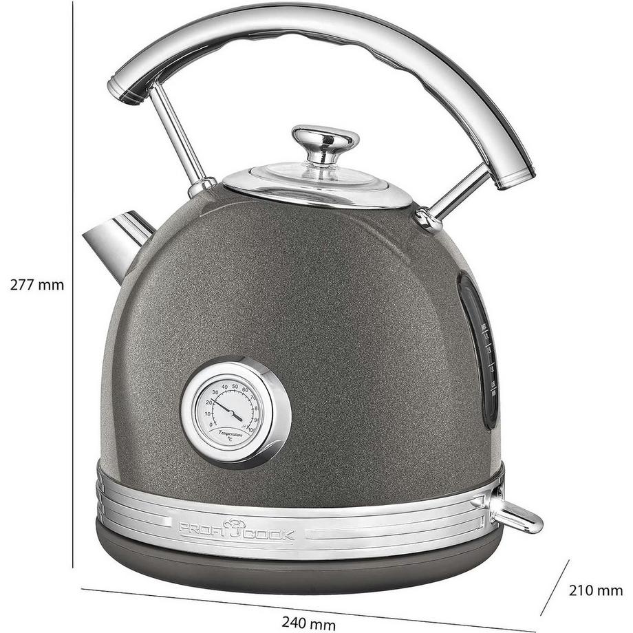 ProfiCook  PC-WKS 1192 anthrazit - Wasserkocher 
