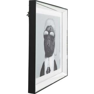 KARE Design Cadre Photo Miroir Designer Chien 60x60cm  