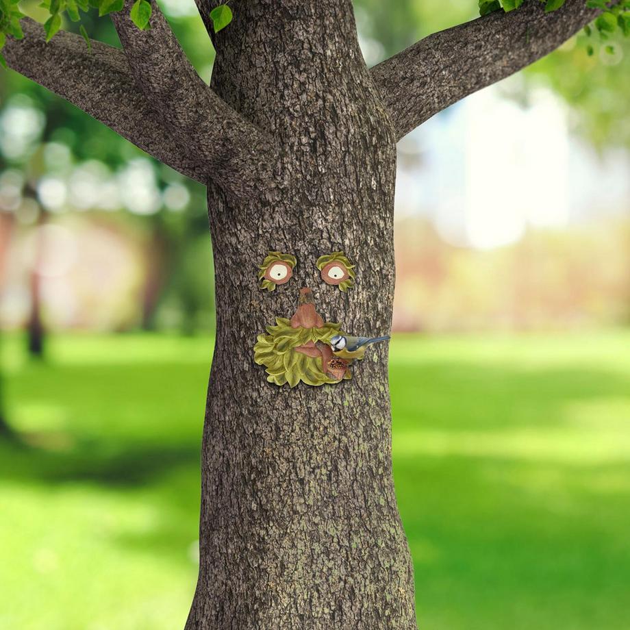 B2X  Vieil homme au visage d'arbre en 3 parties 