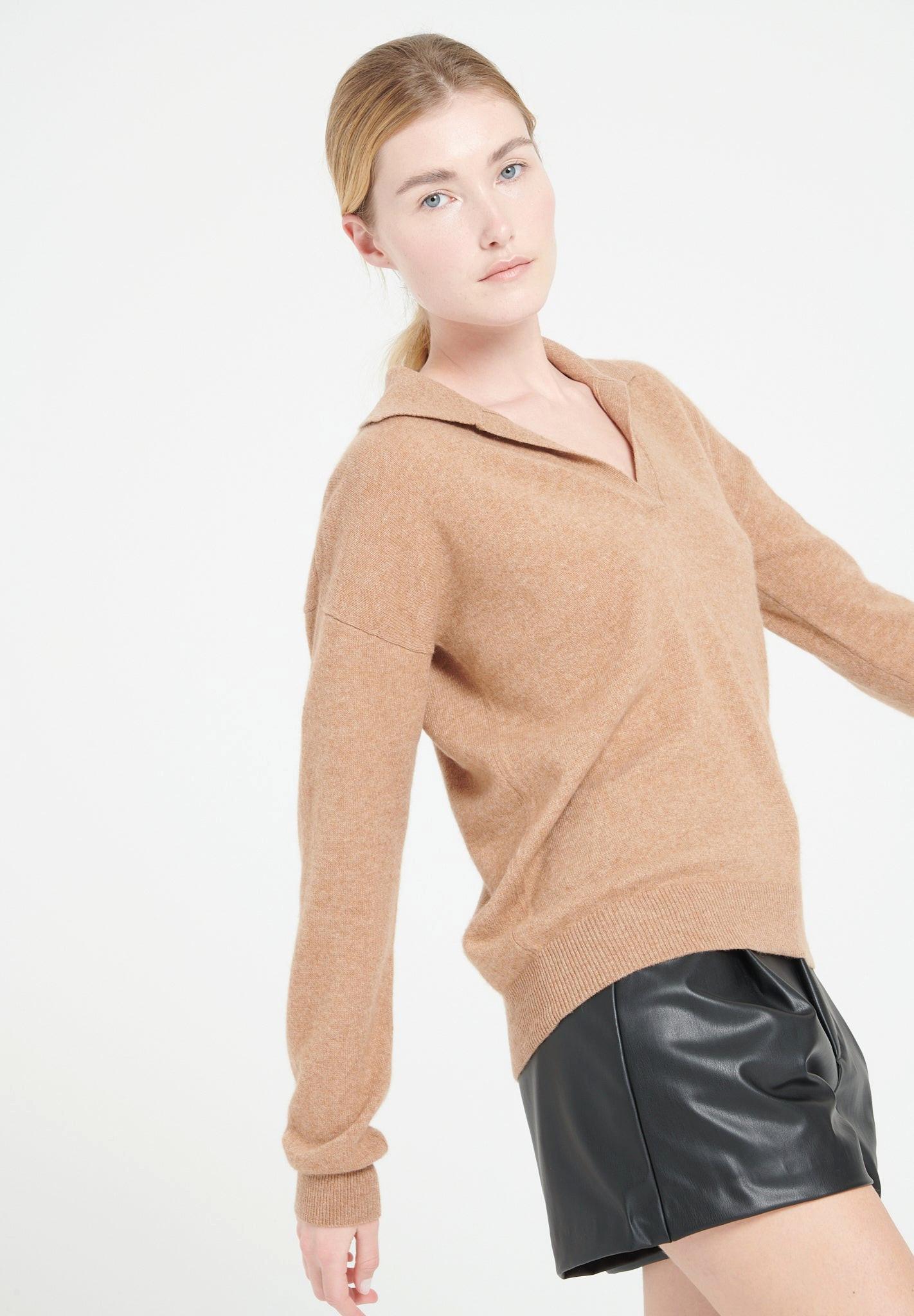 Studio Cashmere8 MIA 3 Langärmeliges Polo-Shirt  