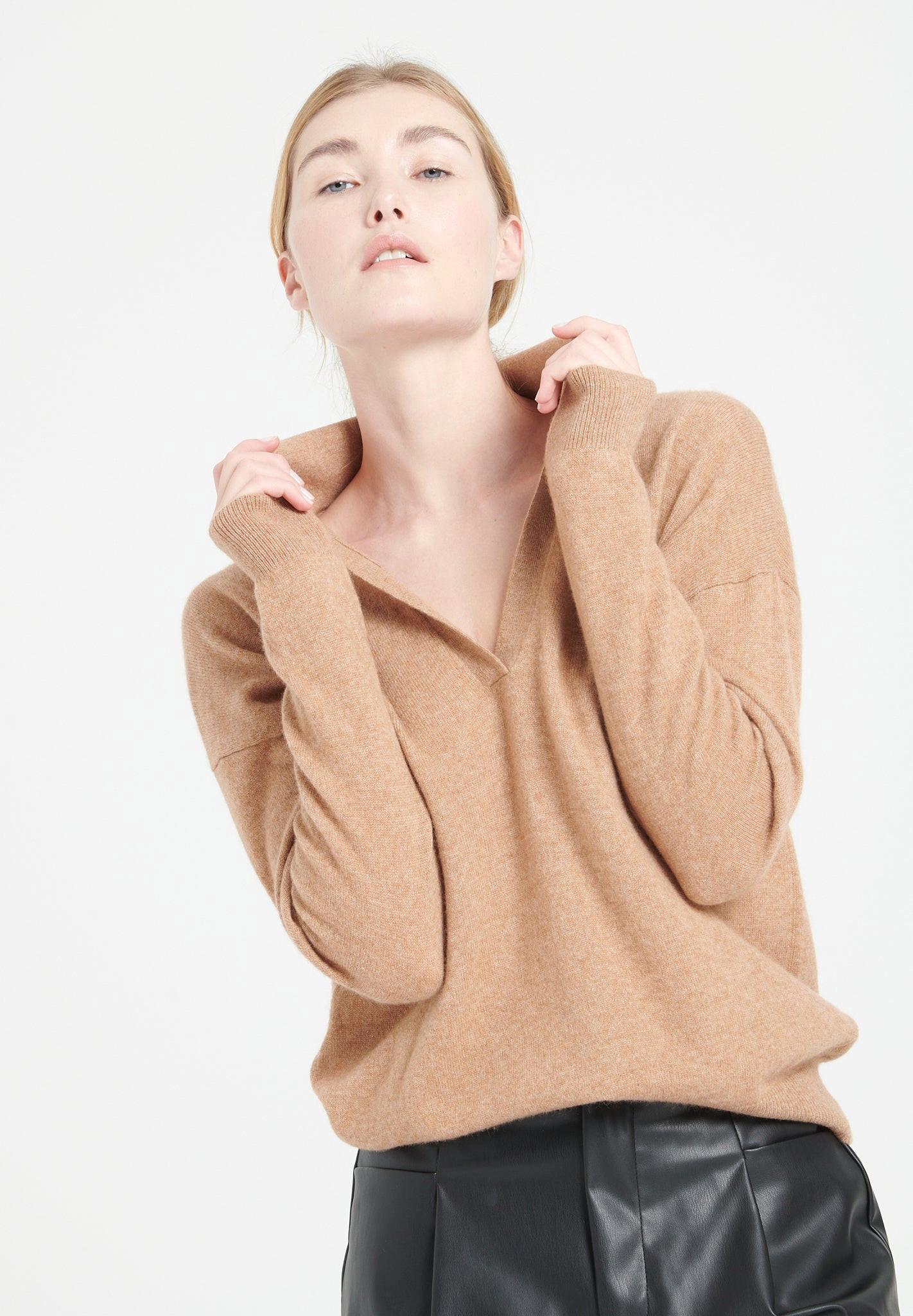 Studio Cashmere8 MIA 3 Langärmeliges Polo-Shirt  