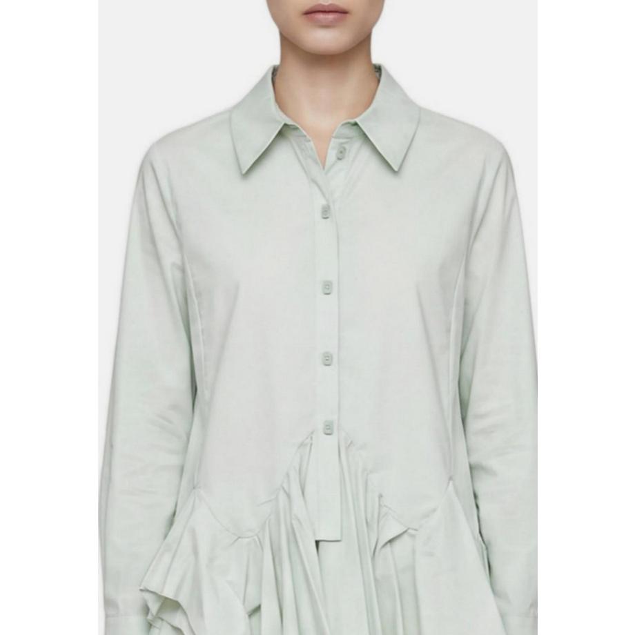 Chiara Ferretti Blusa con orlo a peplum  