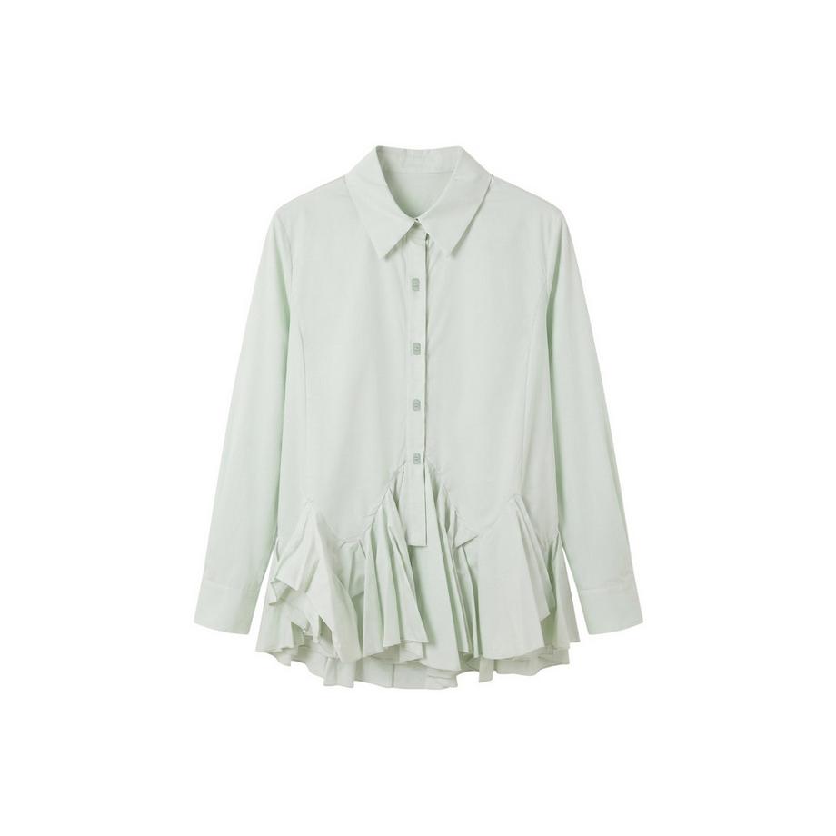 Chiara Ferretti Blusa con orlo a peplum  