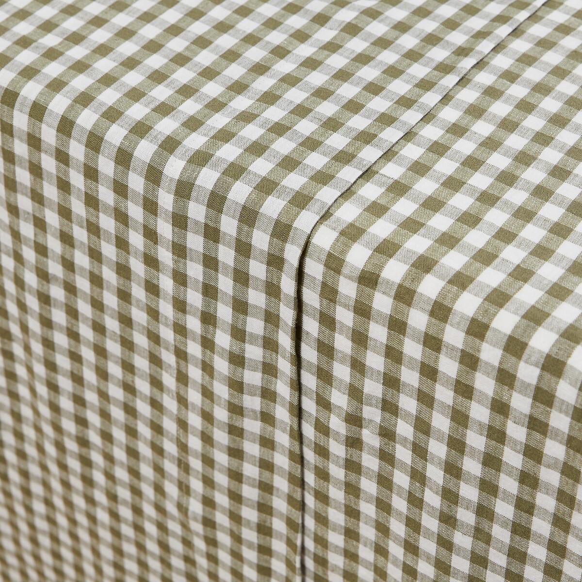 La Redoute Intérieurs Acélie Khaki Vichy Leintuch  