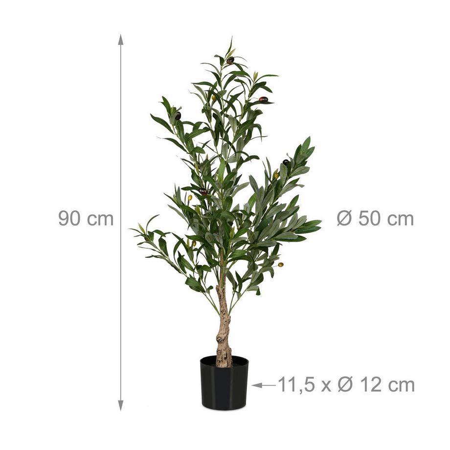 Northix Künstlicher Olivenbaum im Topf  