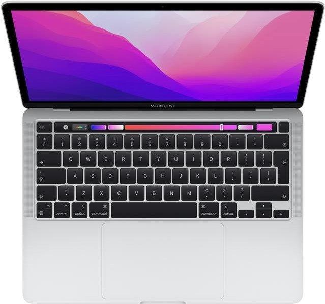 Apple  Macbook Pro 2022 (13.3" WQXGA, M2, 8GB, 512GB SSD, M2-10C GPU, macOS) - silber 