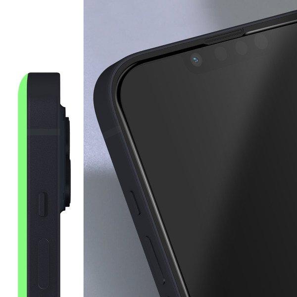 Avizar  Vitre iPhone 14 Adhésif Noir 