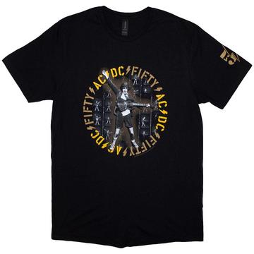 ACDC Fifty Angus Repeat TShirt