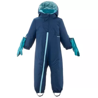 WEDZE COMBINAISON SKI B B CHAUDE 500 WARM LUGIKLIP BLEUE