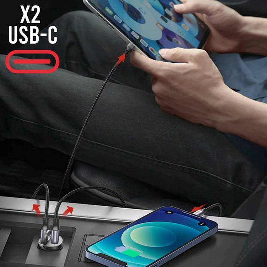 SWISSTEN  30W 2x USB-C Autoladegerät Swissten 