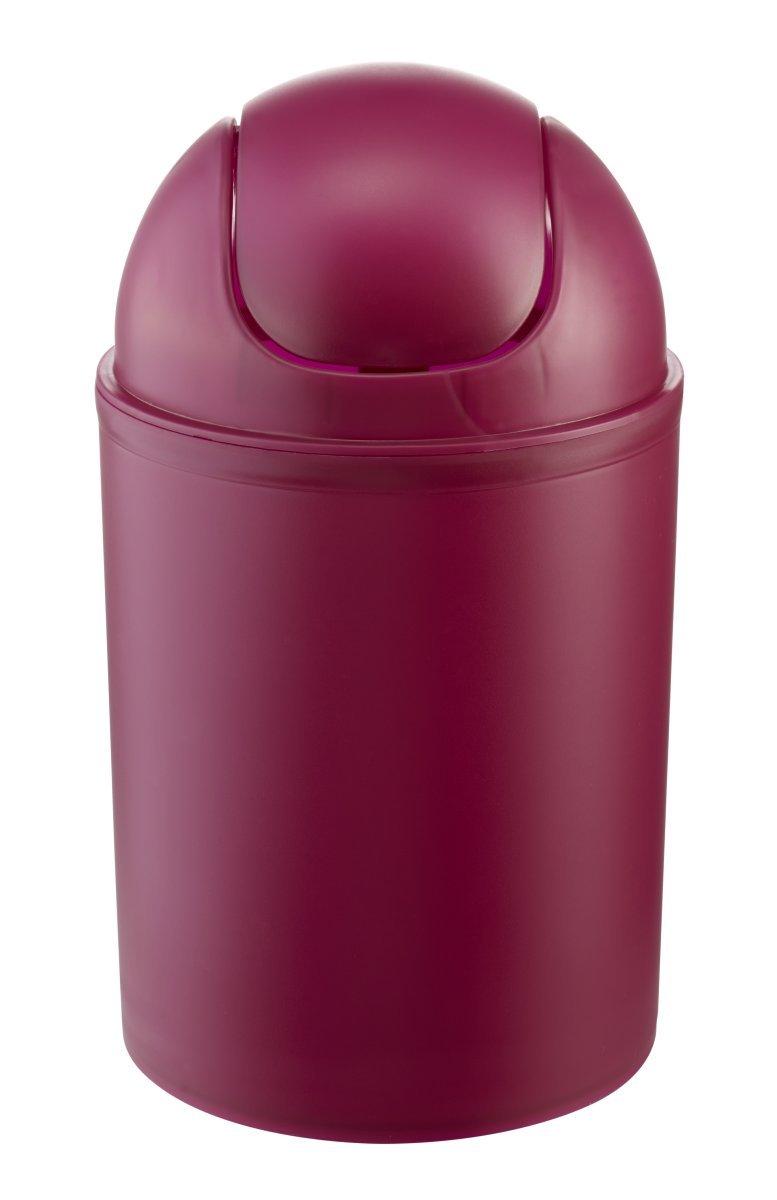 diaqua Poubelle cosm.Trend Frosted grande, cerise transparent  