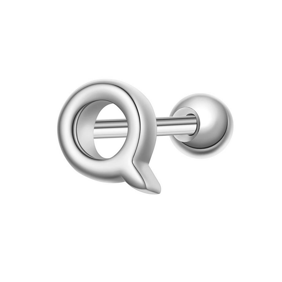 Piercing Buchstabe Q