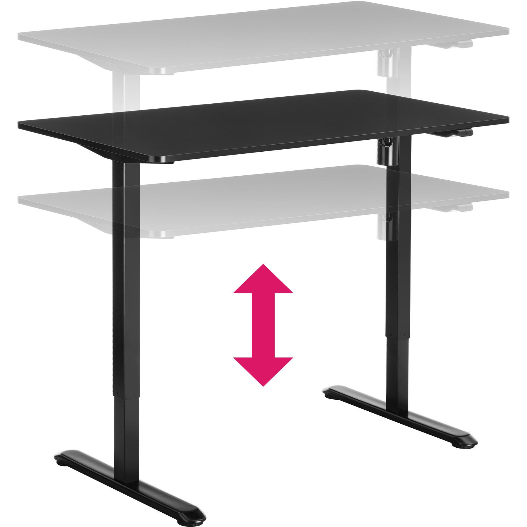 Tectake Bureau réglable en hauteur électrique Skadi  