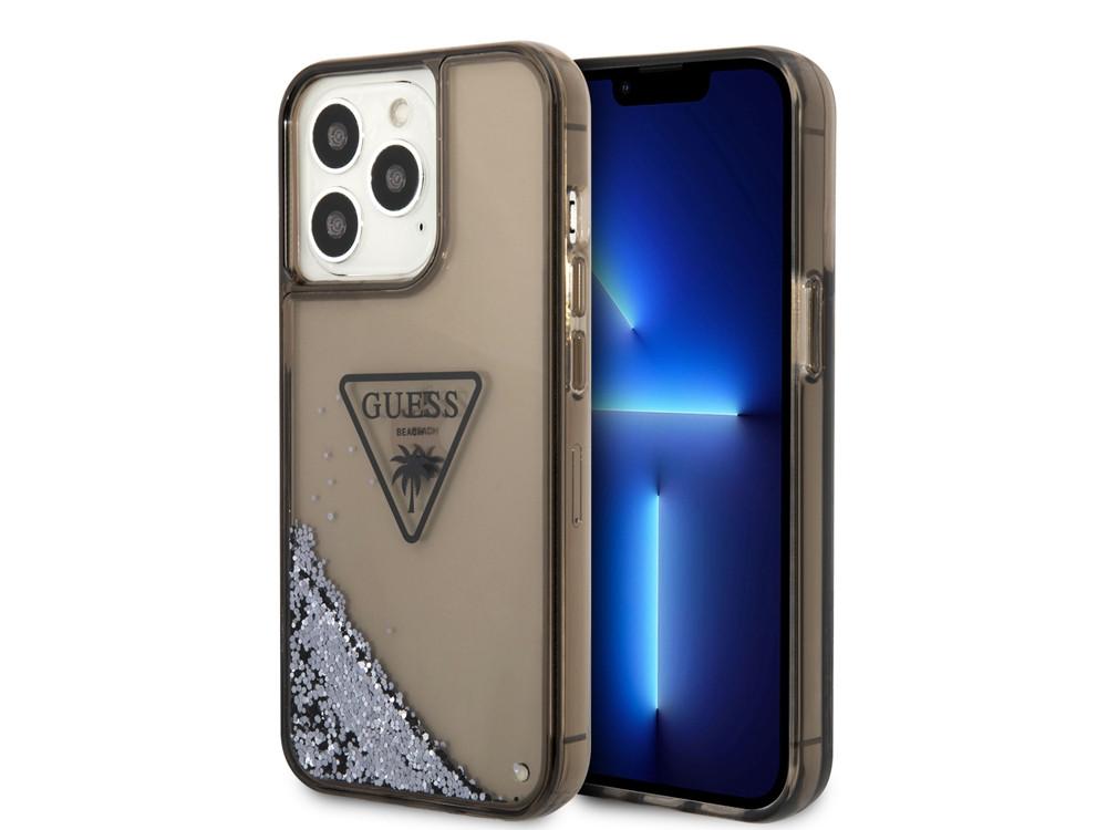 GUESS  Coque iPhone 14 Pro Max Glitter Palm 