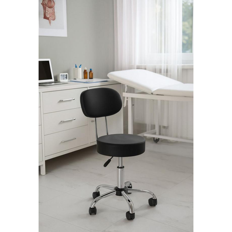 Northio Drehhocker mit Rückenlehne  