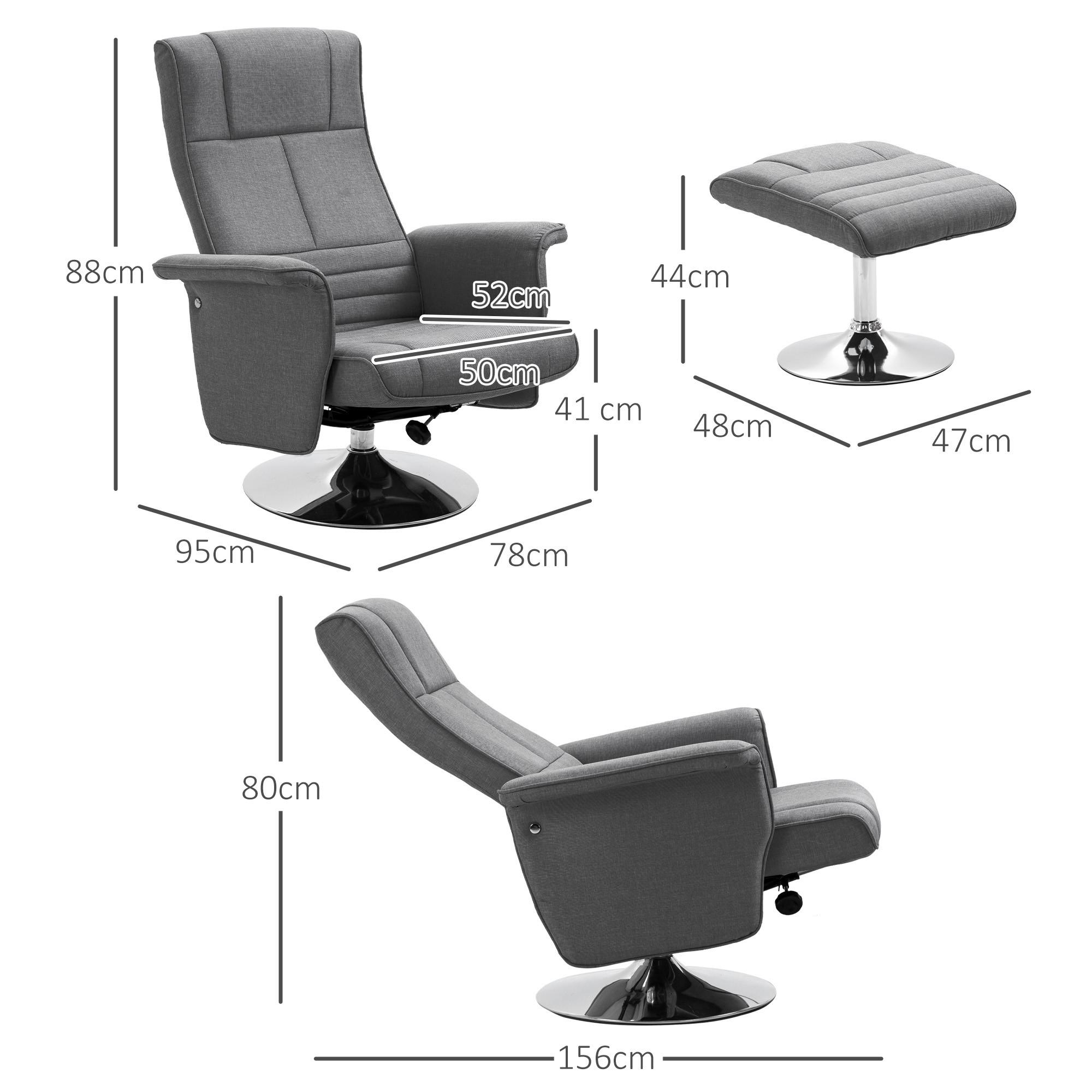 HOMCOM Fauteuil de relaxation  