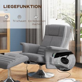 HOMCOM Fauteuil de relaxation  