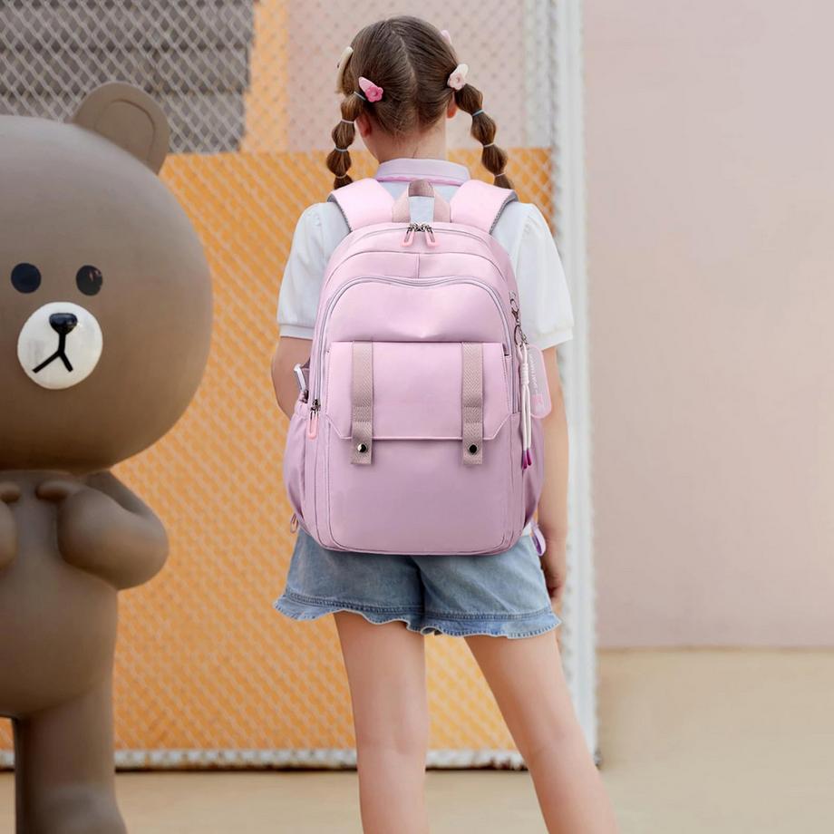 Only-bags.store  Schulrucksack Schultaschen für Teenager Wasserdichter Rucksack Leichte Schulranzen für Schulgeschenke, ästhetische Schultasche mit mehreren Taschen 