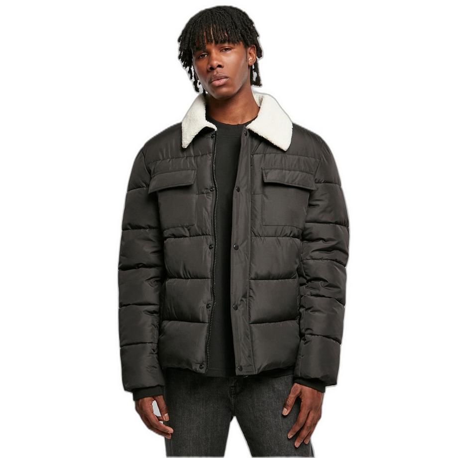 URBAN CLASSICS Daunenjacke Sherpa Kragen  