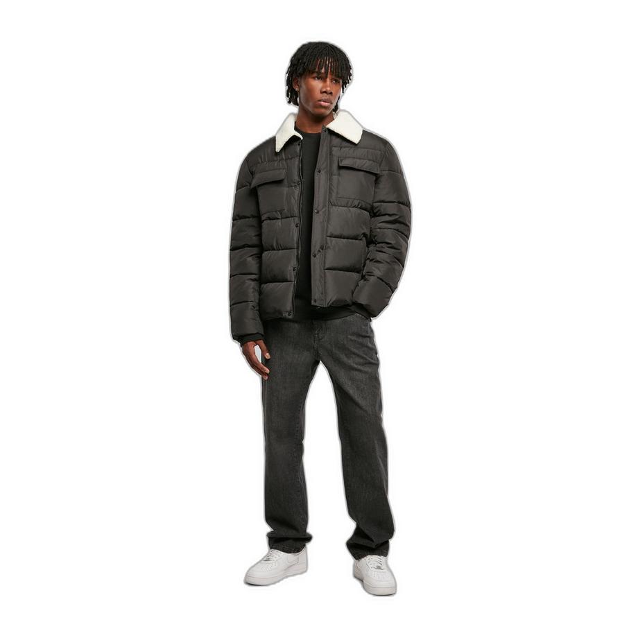 URBAN CLASSICS Daunenjacke Sherpa Kragen  