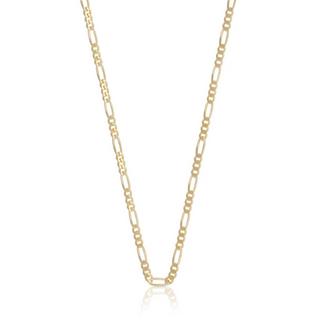 MUAU Schmuck  Collier figaro or jaune 750, 2.9mm, 60cm 