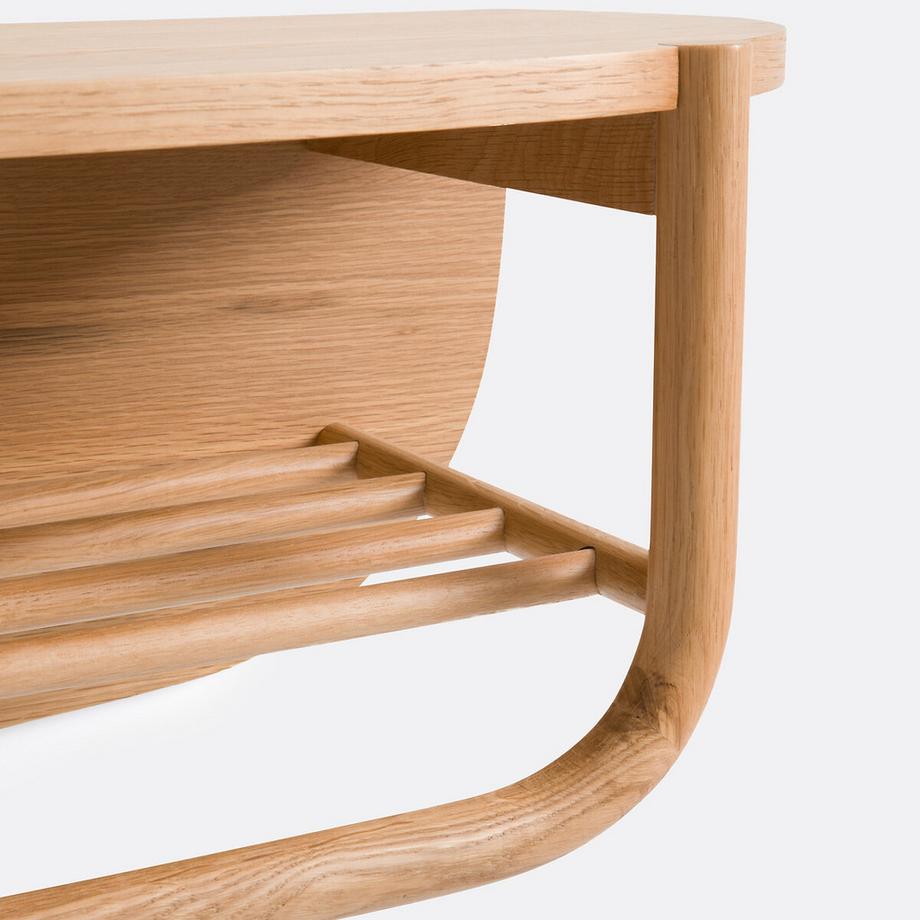 La Redoute Intérieurs Wandgarderobenregal Jucca aus Eiche und Furnier  