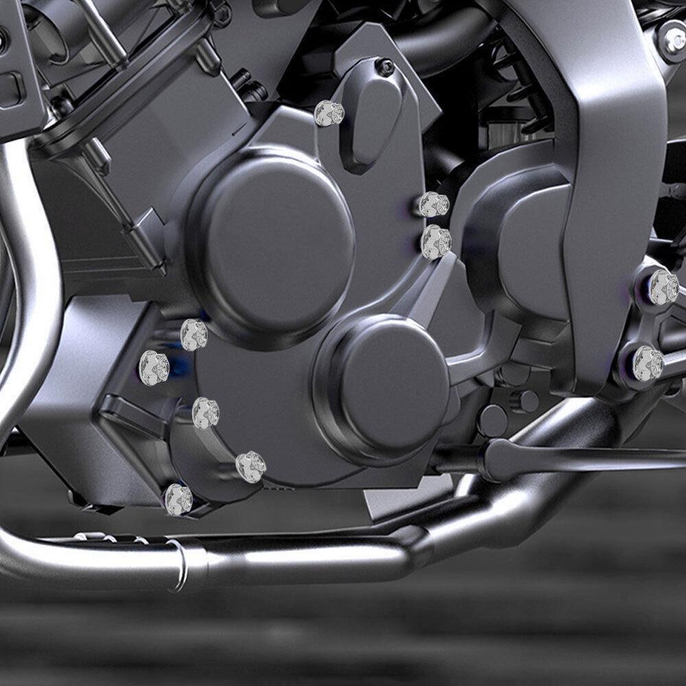 eStore Protection vis pour moto - 30 pcs - Argent  