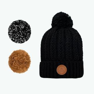 CABAIA Moscow Mule Beanie mit austauschbaren Pompons  