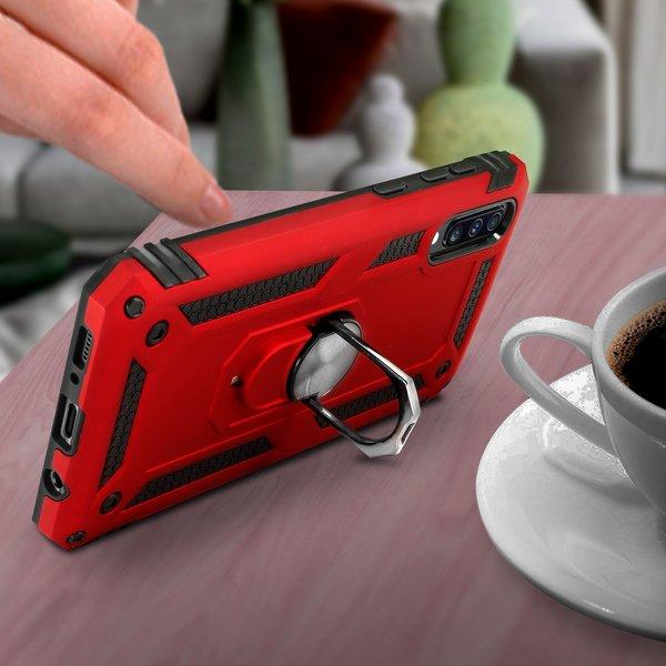 Avizar  Cover Antiurto Galaxy A50 Rosso 