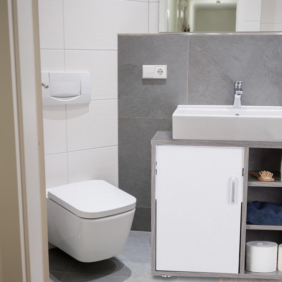 B2X Waschbeckenschrank 4 Fächer  