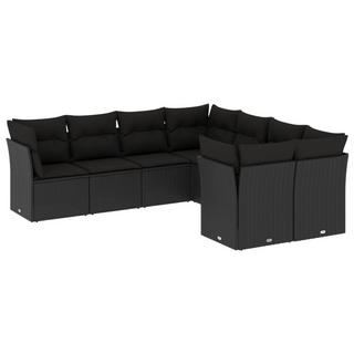 VidaXL set divano da giardino Polirattan  