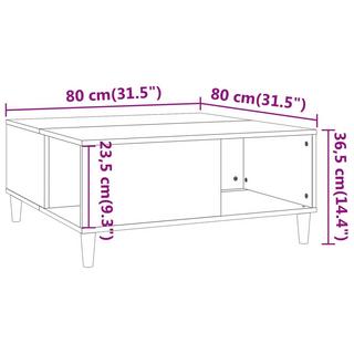 VidaXL Table basse bois d'ingénierie  