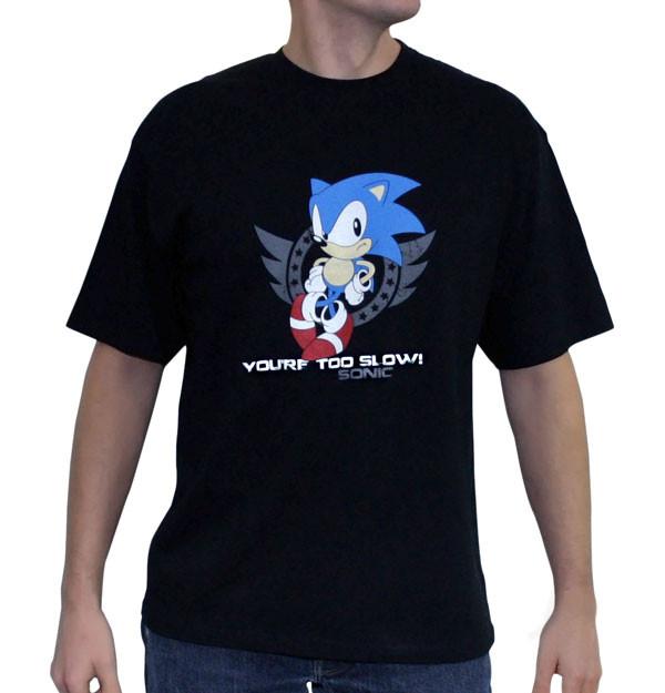 Abystyle  T-shirt - Sonic the Hedgehog - You're too slow 