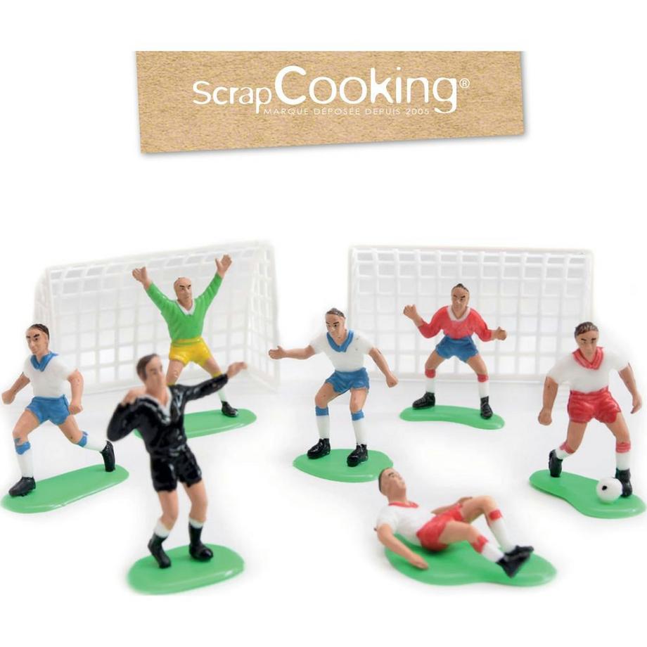 ScrapCooking Accessoires de décoration pour gâteaux de football  
