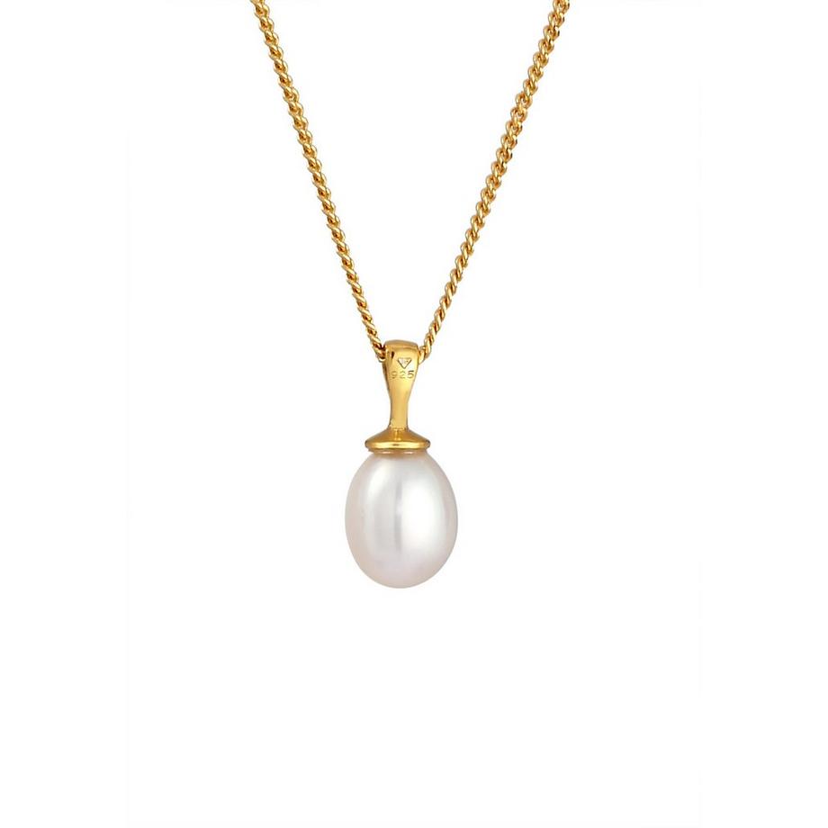 Elli  Halskette Süßwasserzuchtperle Anhänger 