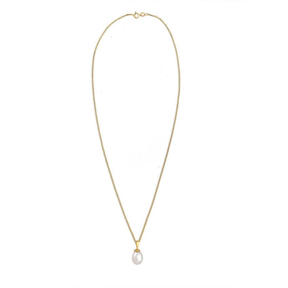 Elli  Halskette Süßwasserzuchtperle Anhänger 