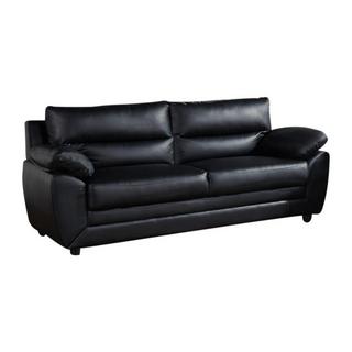 Vente-unique Sofa 3Sitzer Kunstleder MANOA  